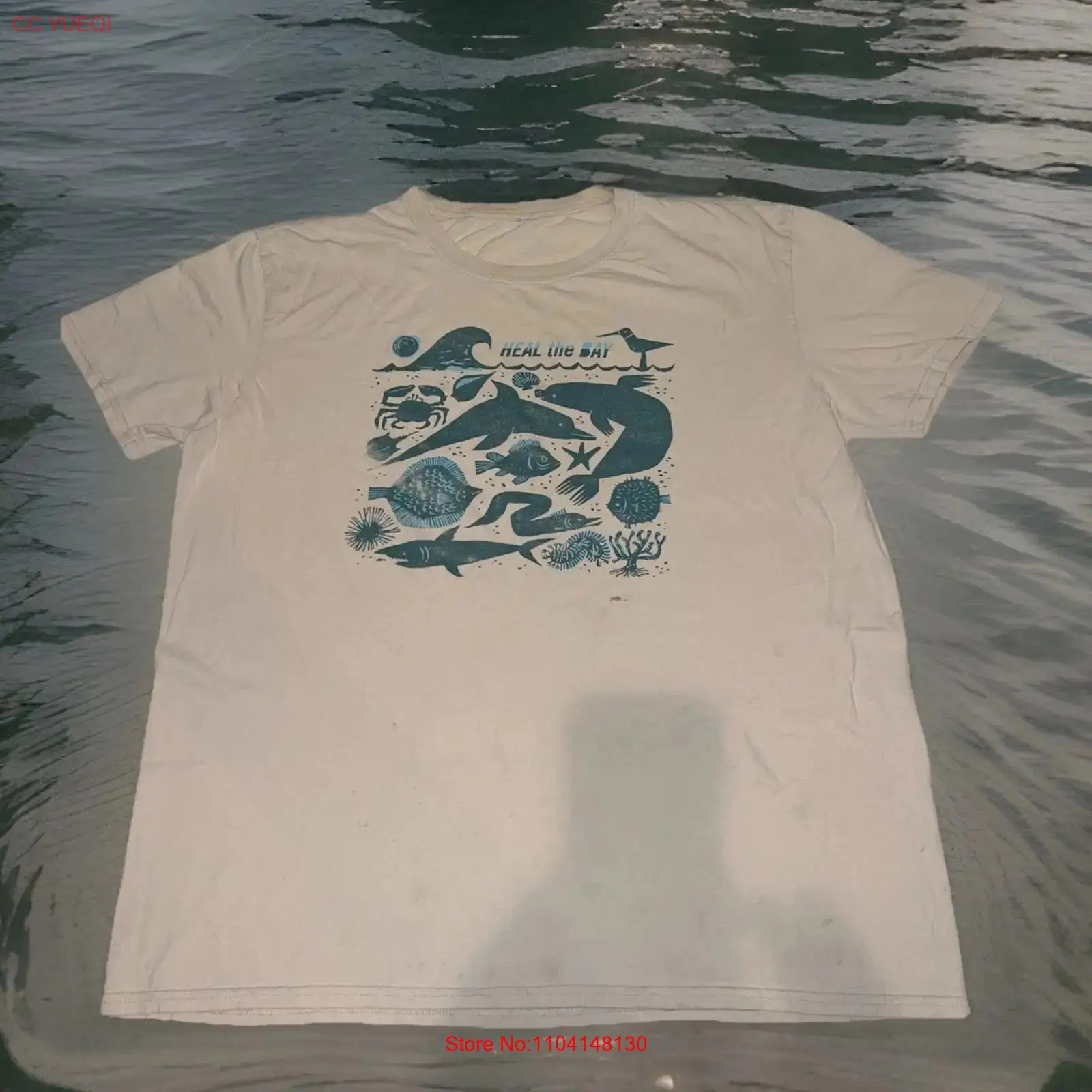 Vintage Fashion Logos - Santa Monica Heal the Bay Waves