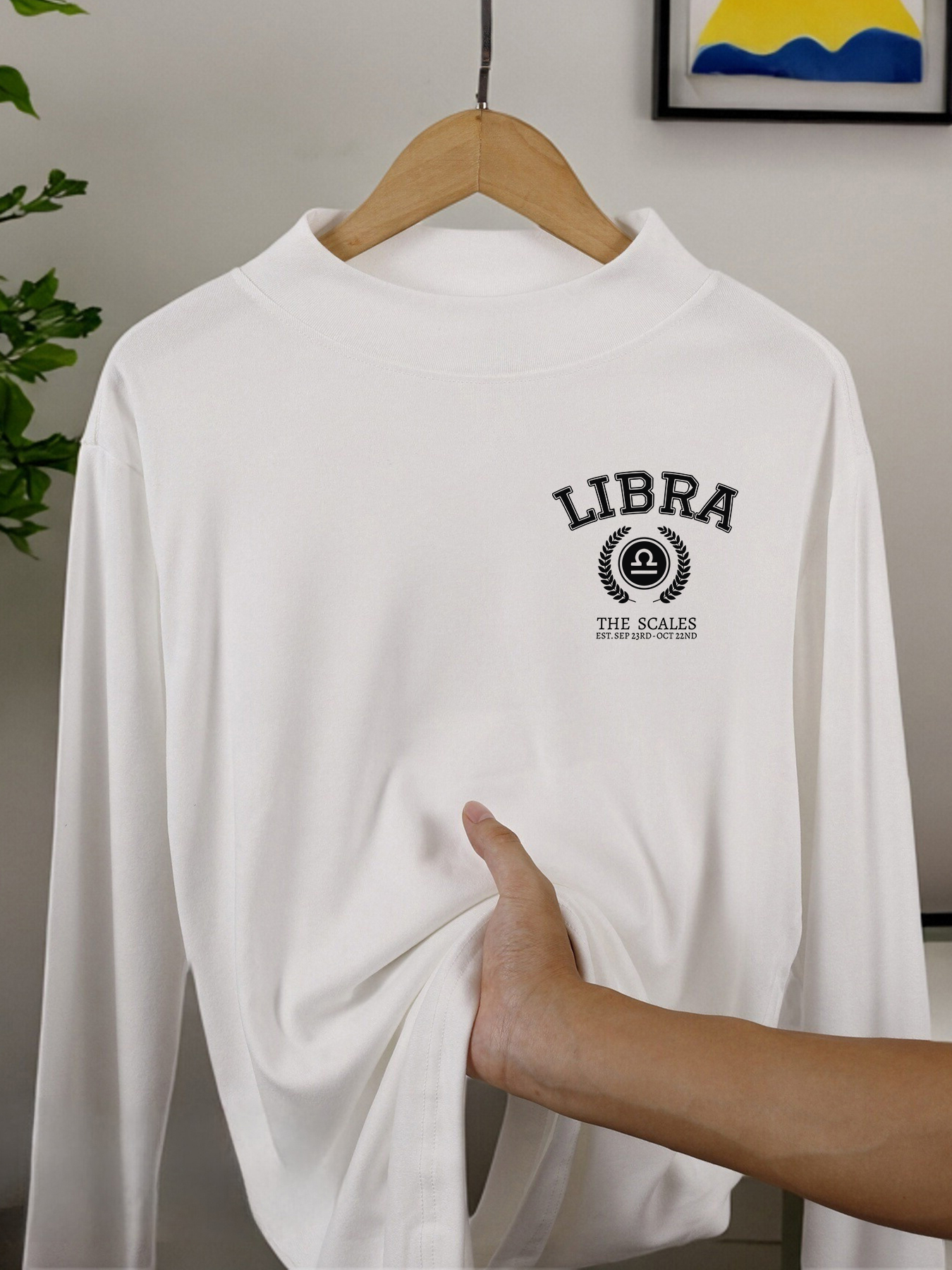 Vintage Fashion Mens - Libra The Scales Print Leisurewear For