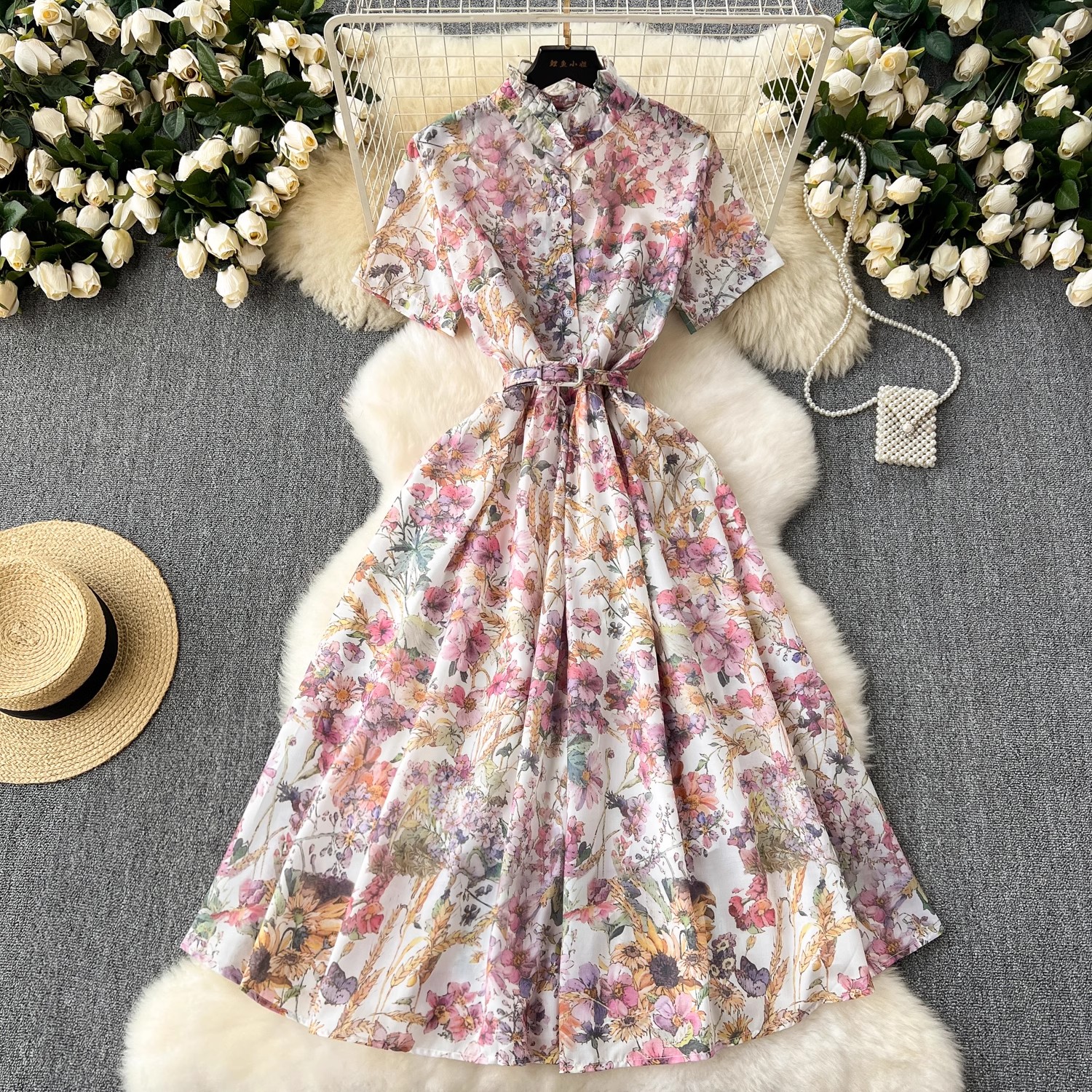 Vintage Fashion Runway - Runway 2024 Fashion Summer Dresses for