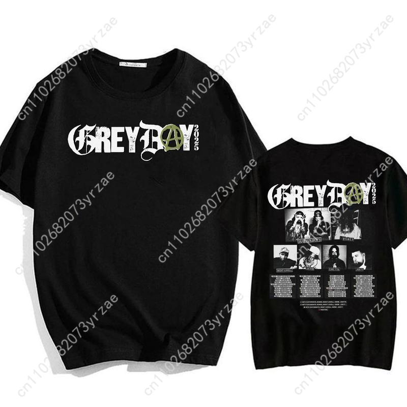 Vintage Fashion T Shirts - Grey Day Retro Tshirt Man Woman