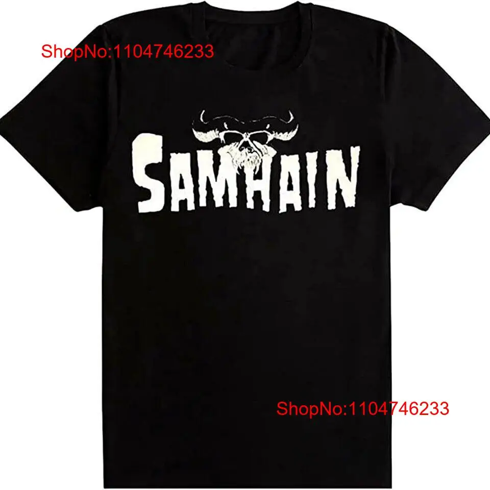 Vintage Fashion Logos - Samhain Band LOGO T shirt black