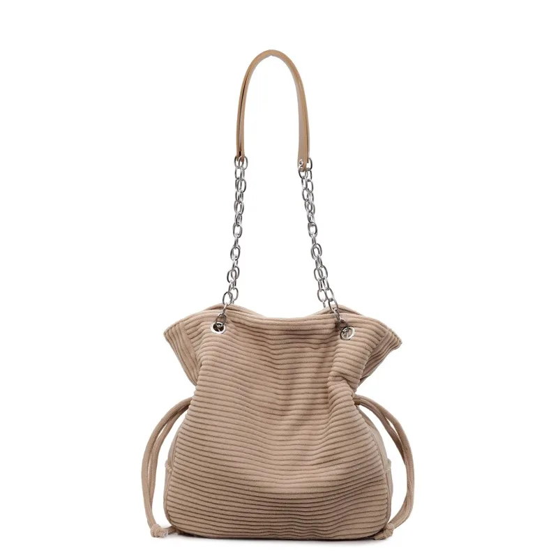 Vintage Fashion In Paris - Trendy Minimalist Shopper Bag With Solid