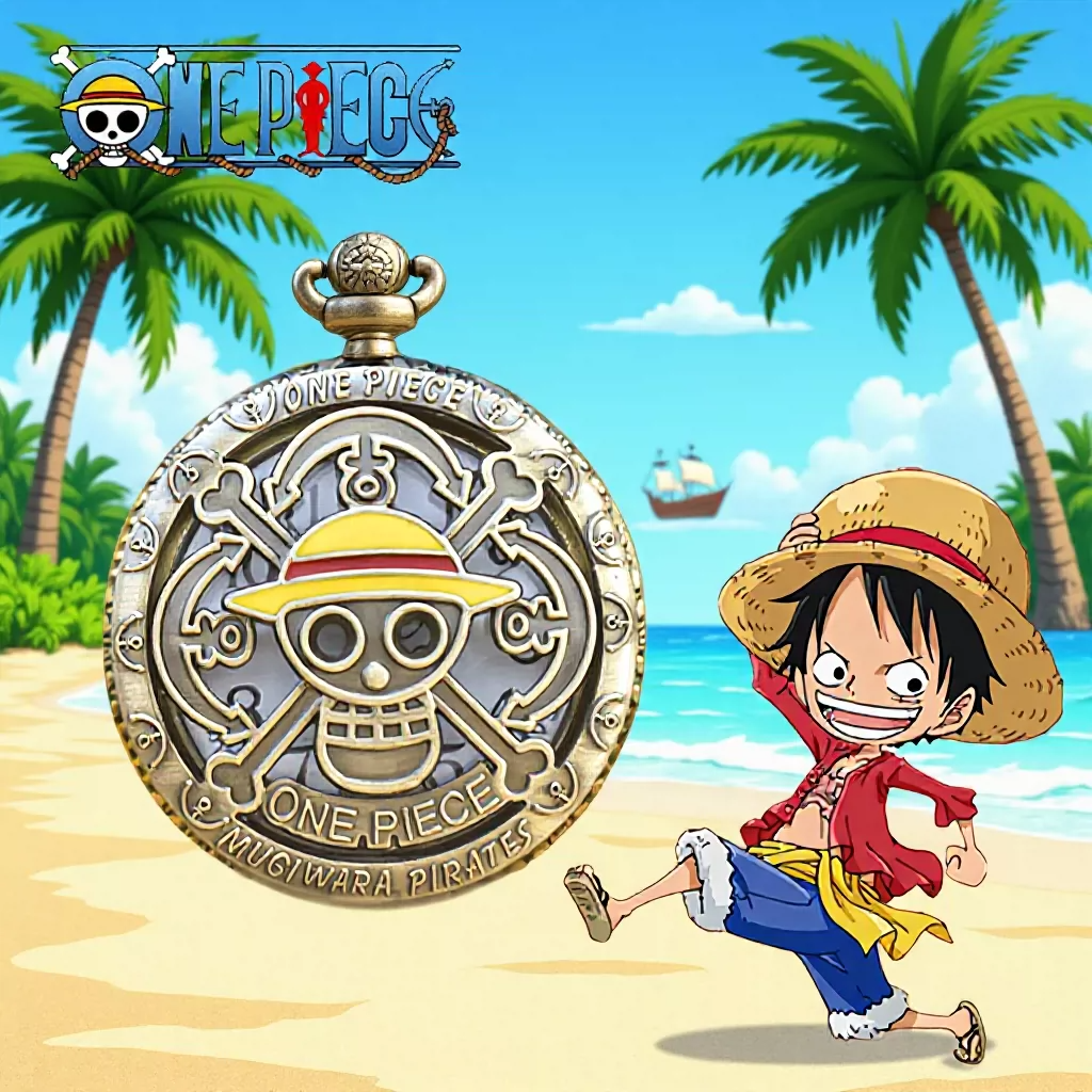 Vintage Fashion Watches - New Cartoon One Piece Pocket Watch