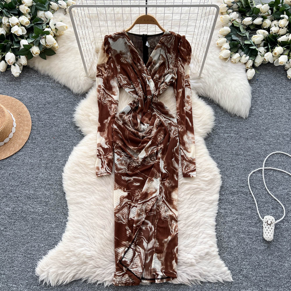 Vintage Fashion Runway - Fashion Runway Dresses Women's Long Sleeve