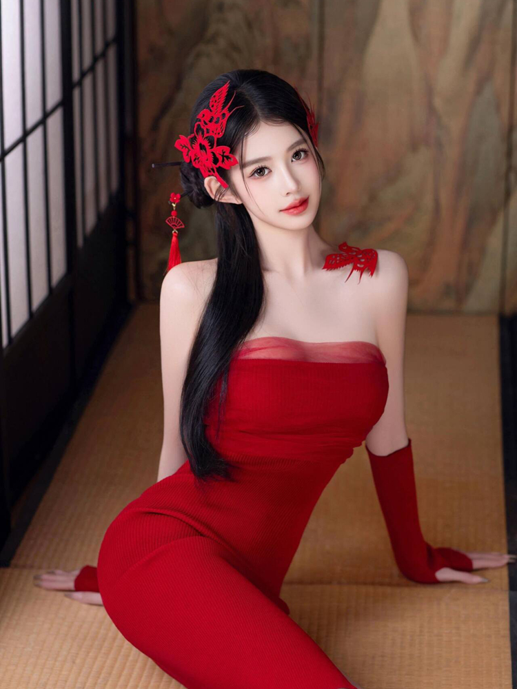 Vintage Fashion In Chinese - New 2026 Red Vintage Style Private