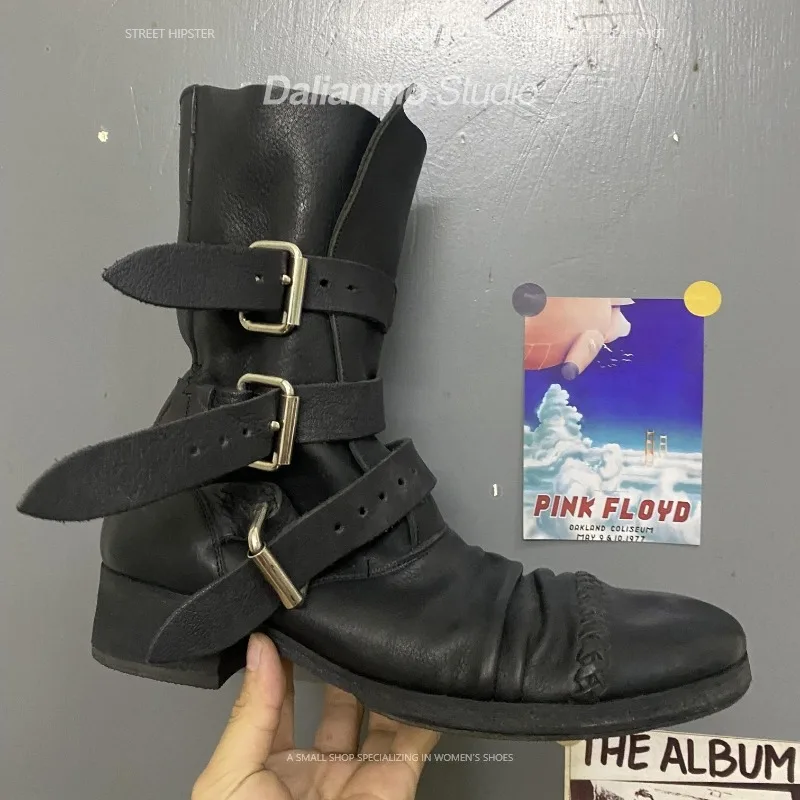 Fashion Men's Genuine Leather  - Vintage Fashion Mens ulasan dan harga