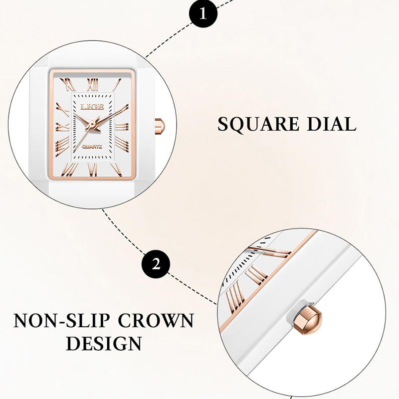LIGE Watch women's wristwatch  - Vintage Fashion Watches ulasan dan harga