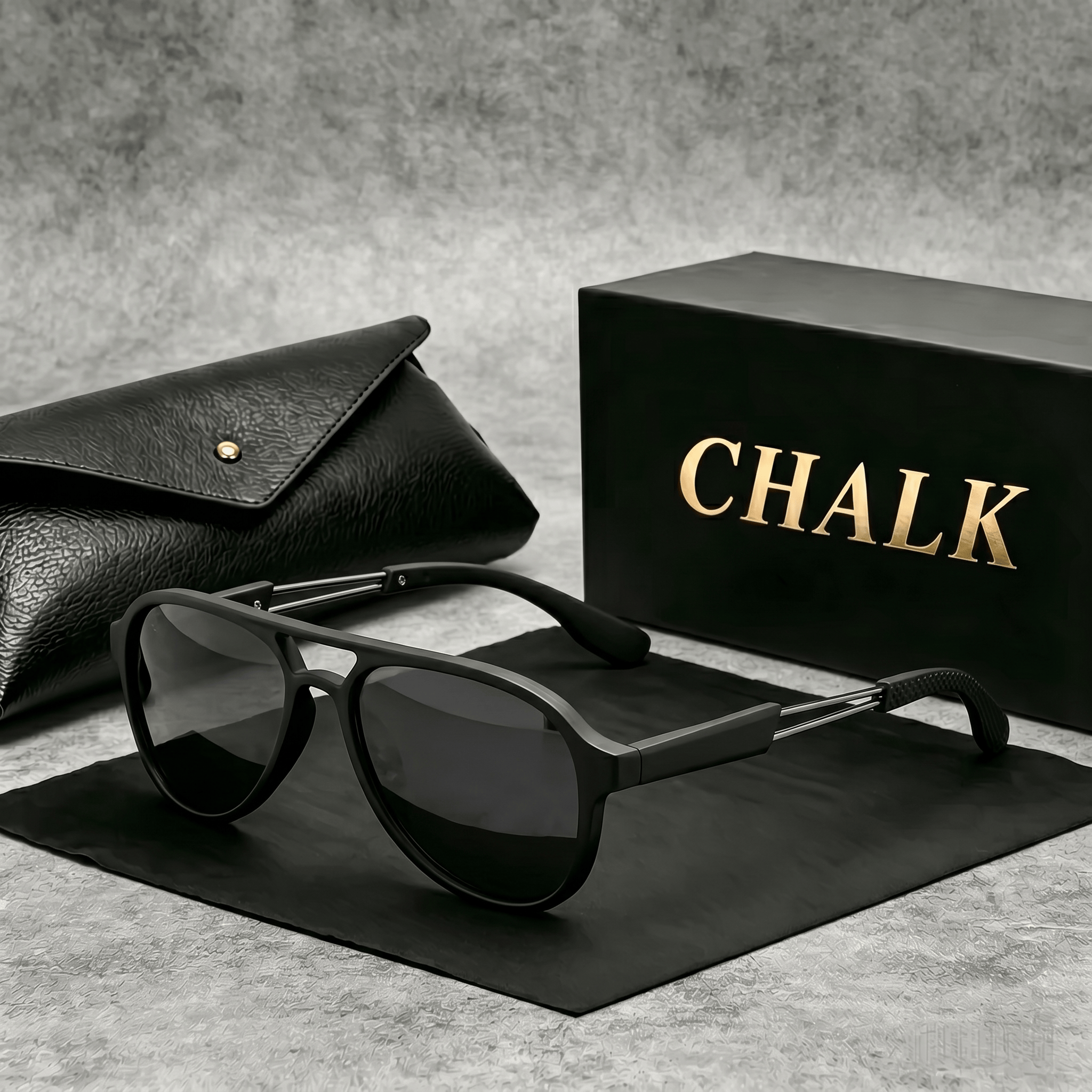 CHALK Men's Vintage Dual-Bridg - Vintage Fashion Runway ulasan dan harga