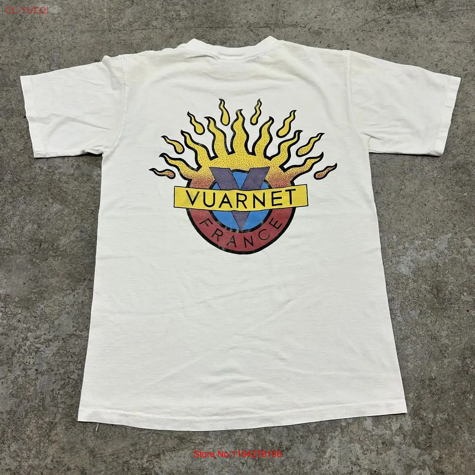 Vintage VuarneT T Shirt Mens M - Vintage Fashion Logos ulasan dan harga