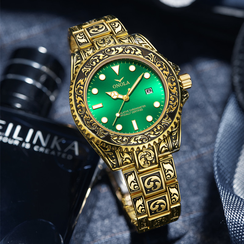 ONOLA brand vintage watch man  - Vintage Fashion Watches ulasan dan harga