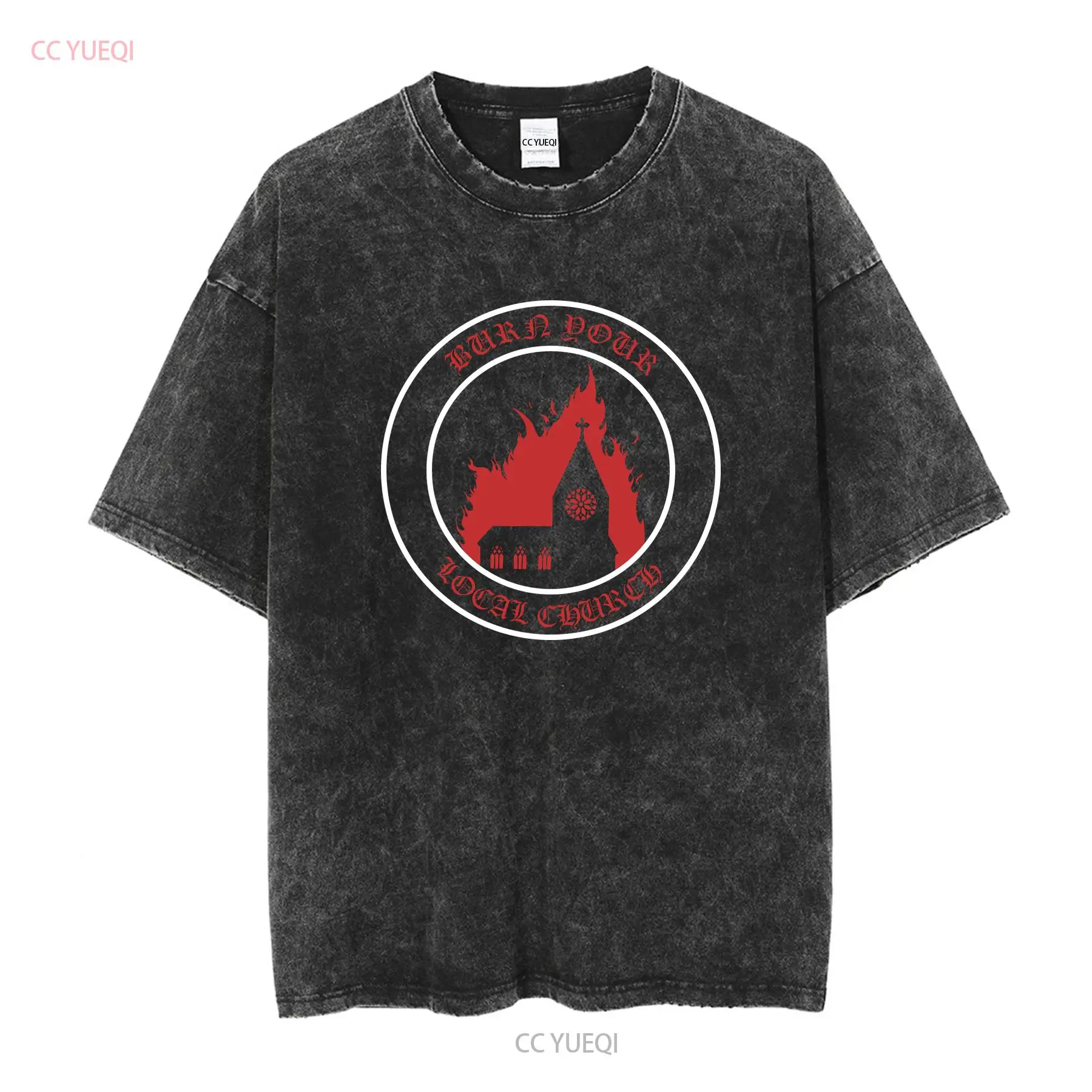 NEMESIS Burn Your Local Church - Vintage Fashion Logos ulasan dan harga