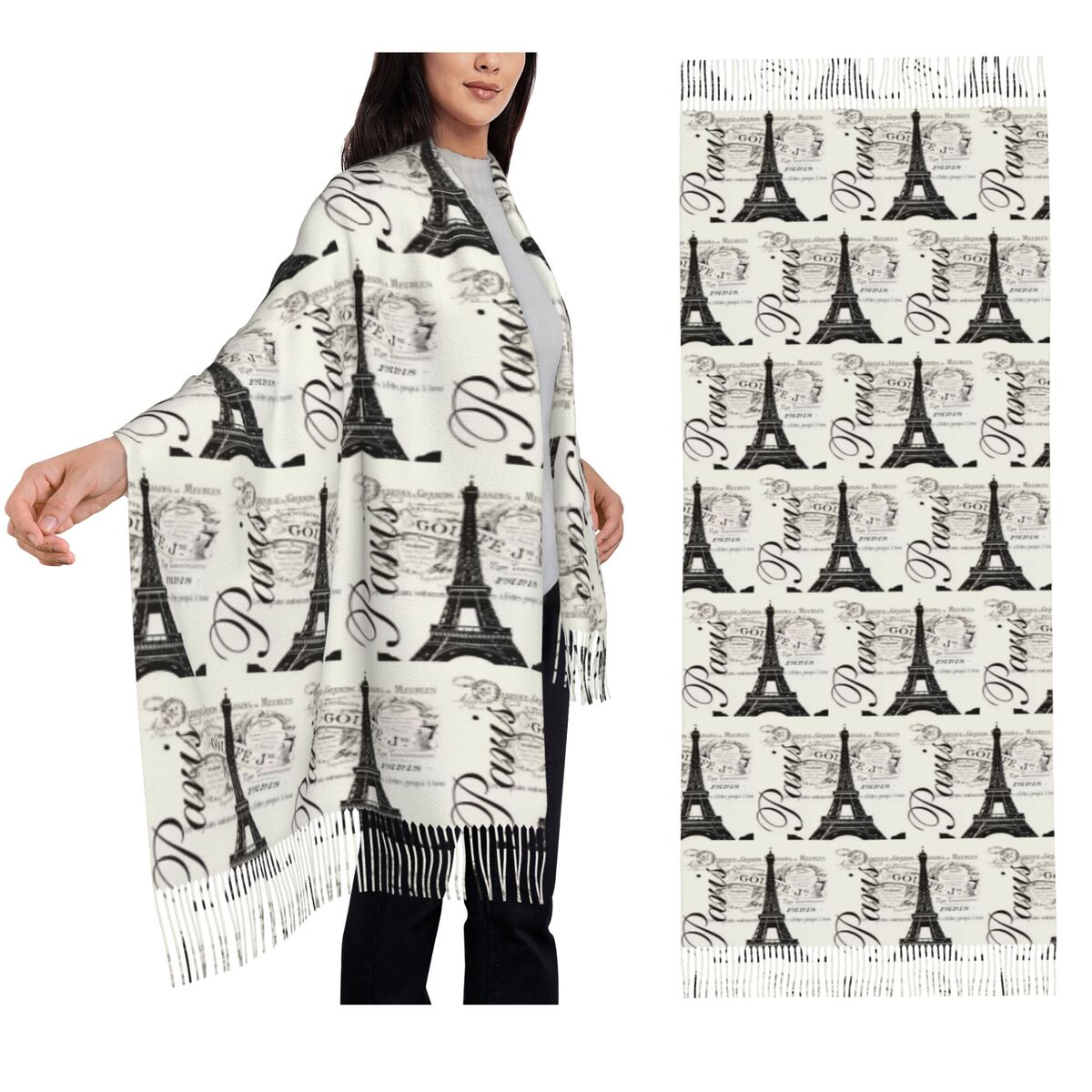 Vintage Eiffel Tower Romantic  - Vintage Fashion In Paris ulasan dan harga