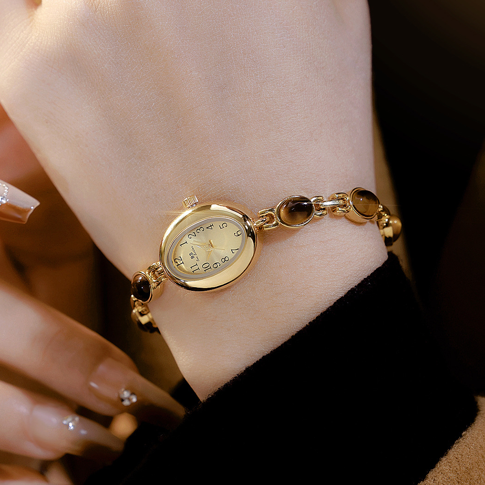 Vintage Oval Small Dial Women' - Vintage Fashion Watches ulasan dan harga