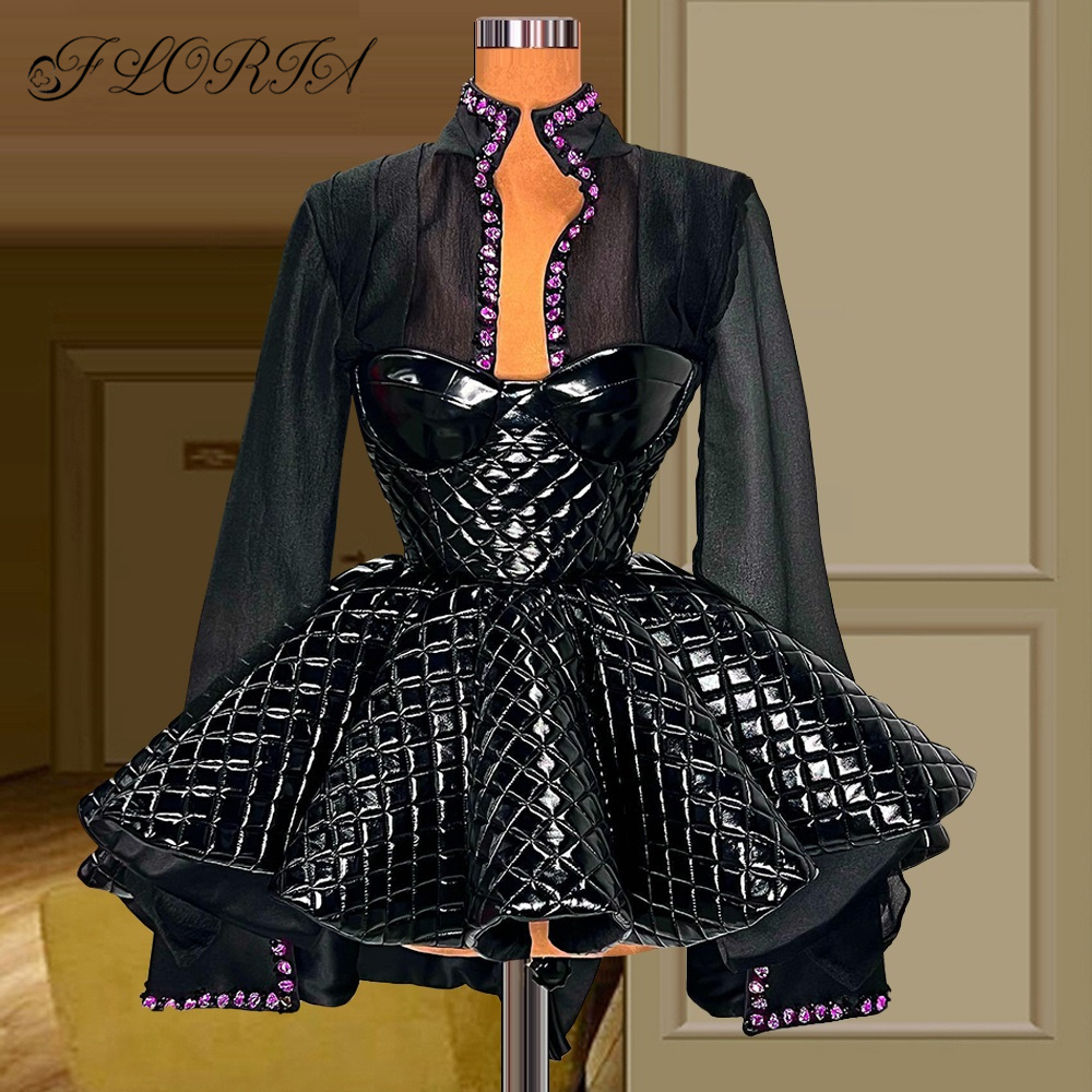 Fashion Black Mini Cocktail Dr - Vintage Fashion Runway ulasan dan harga