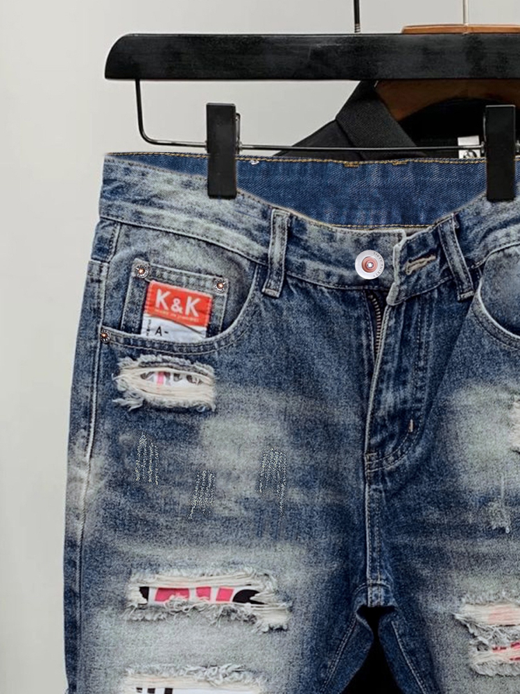2026 Summer Ripped Straight Me - Vintage Fashion Trends 2026 ulasan dan harga