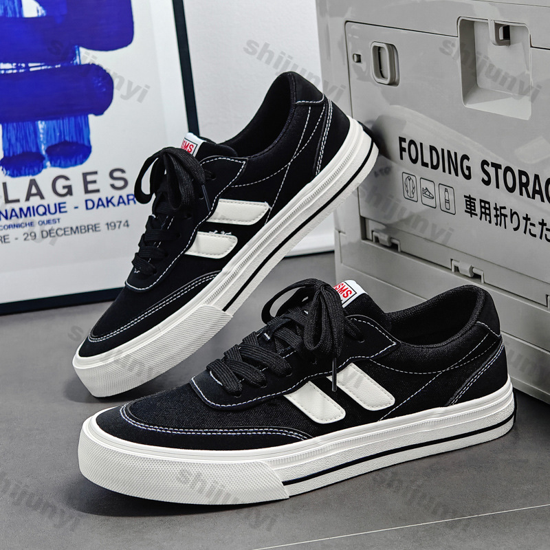 Men Canvas Shoes Summer Breath - Vintage Fashion Mens ulasan dan harga