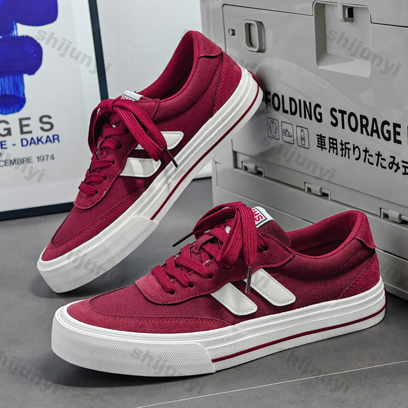 Men Canvas Shoes Summer Breath - Vintage Fashion Mens ulasan dan harga