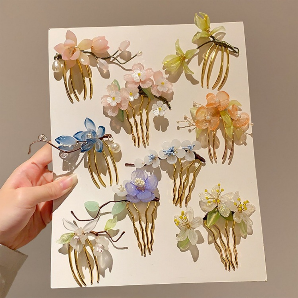 Vintage Flower Hairpin Elegant - Vintage Fashion In Chinese ulasan dan harga