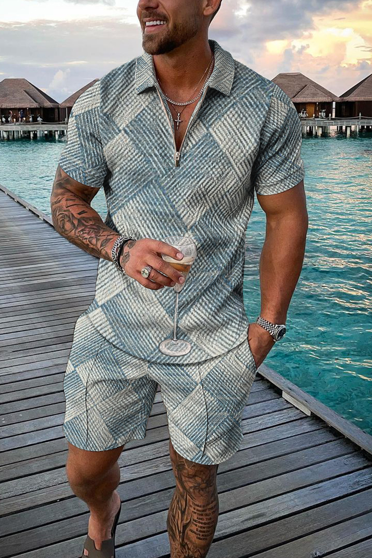 Vintage Men's Summer Casual Po - Vintage Fashion Mens ulasan dan harga