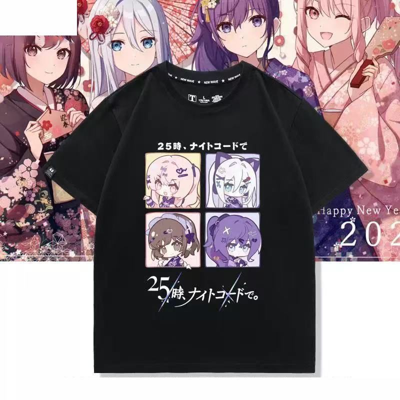 Anime Project Sekai  Yoisaki K - Vintage Fashion T Shirts ulasan dan harga