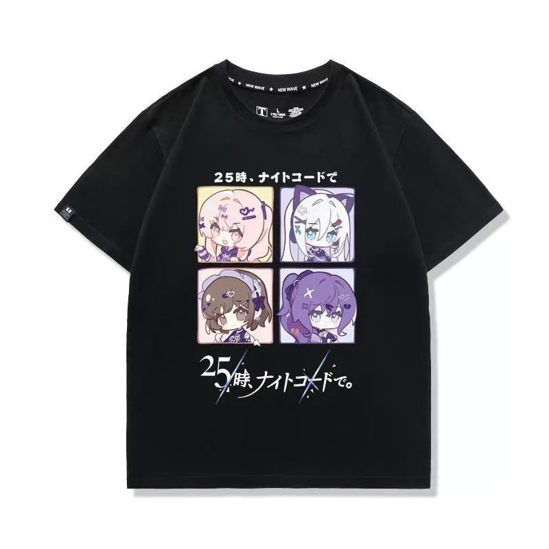 Anime Project Sekai  Yoisaki K - Vintage Fashion T Shirts ulasan dan harga