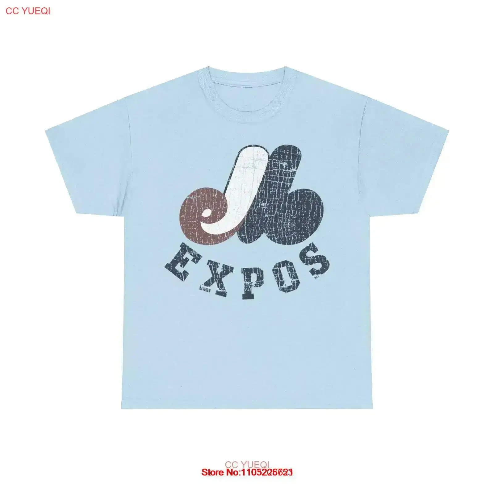 Montreal Expos Distressed Logo - Vintage Fashion Logos ulasan dan harga