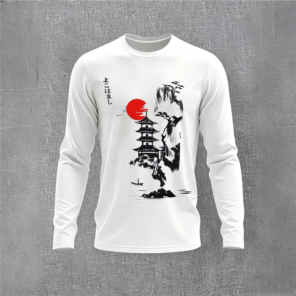 Chinese Style Ink Plum Blossom - Vintage Fashion T Shirts ulasan dan harga