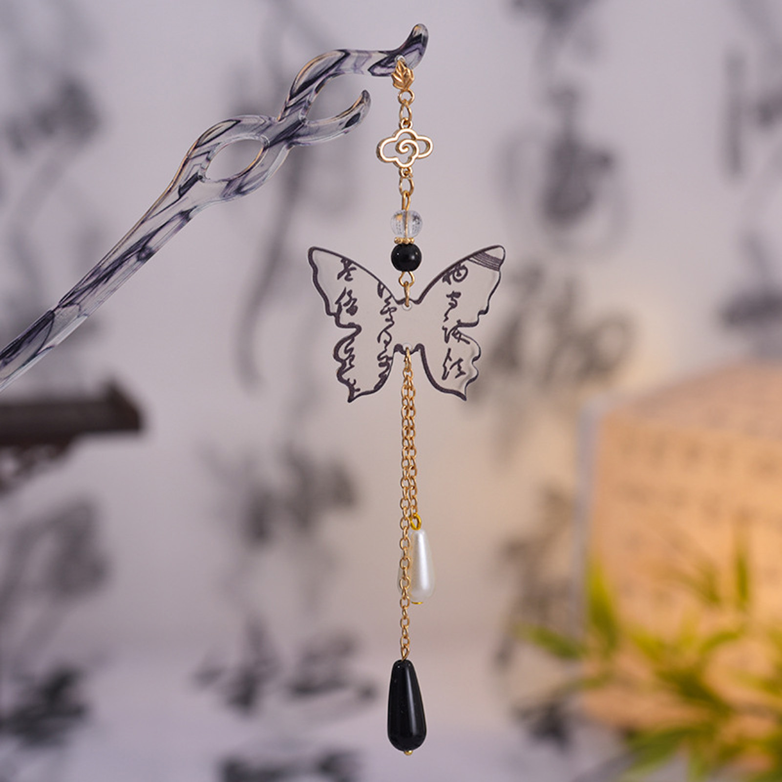 Vintage Wooden Hairpin For Wom - Vintage Fashion In Chinese ulasan dan harga