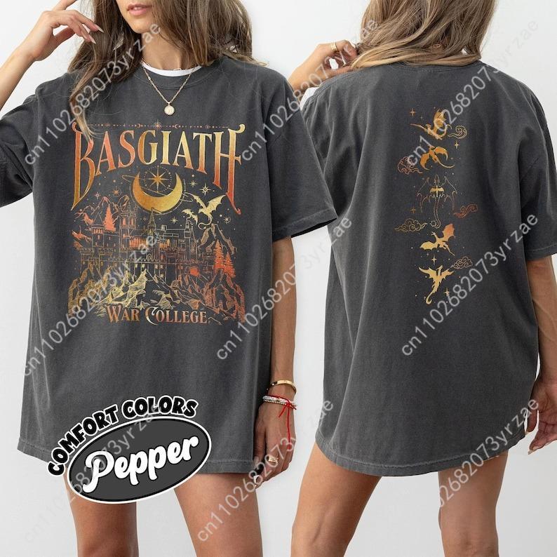 Basgiath War College Retro Was - Vintage Fashion T Shirts ulasan dan harga
