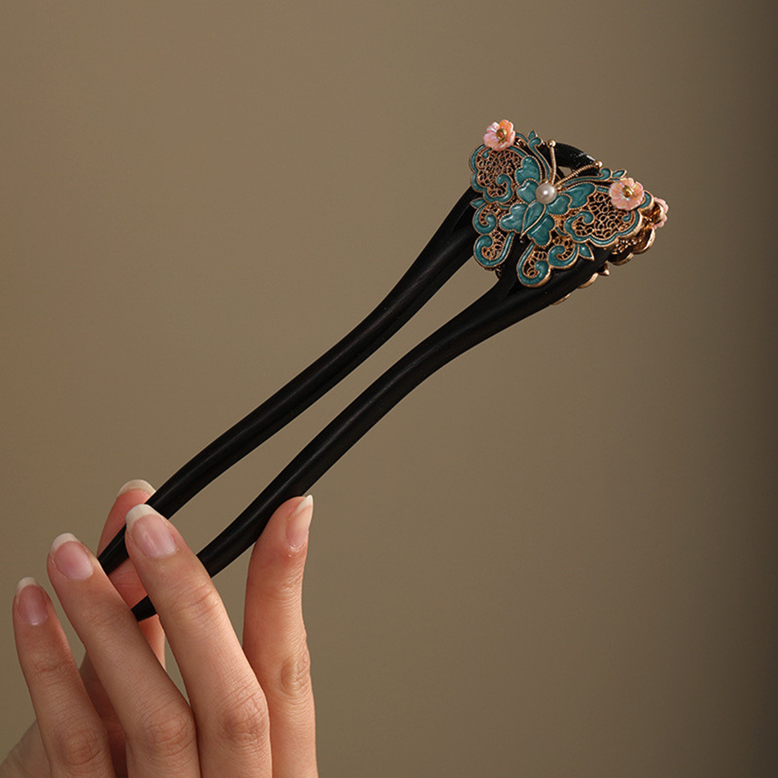 U Shape Chinese Style Hairpin  - Vintage Fashion In Chinese ulasan dan harga