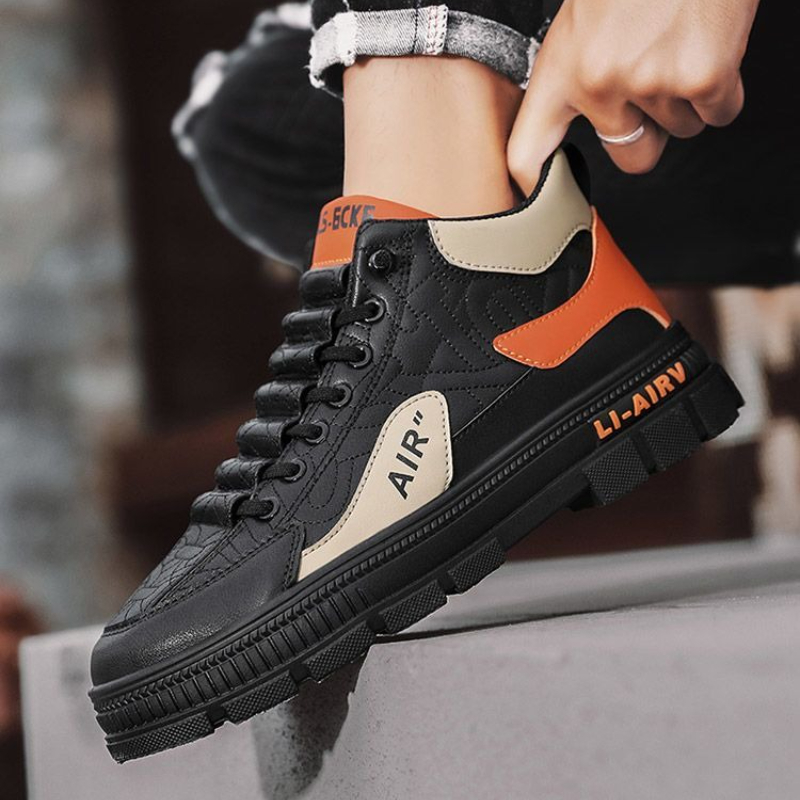 Slip-On Platform Men's Boots S - Vintage Fashion Mens ulasan dan harga
