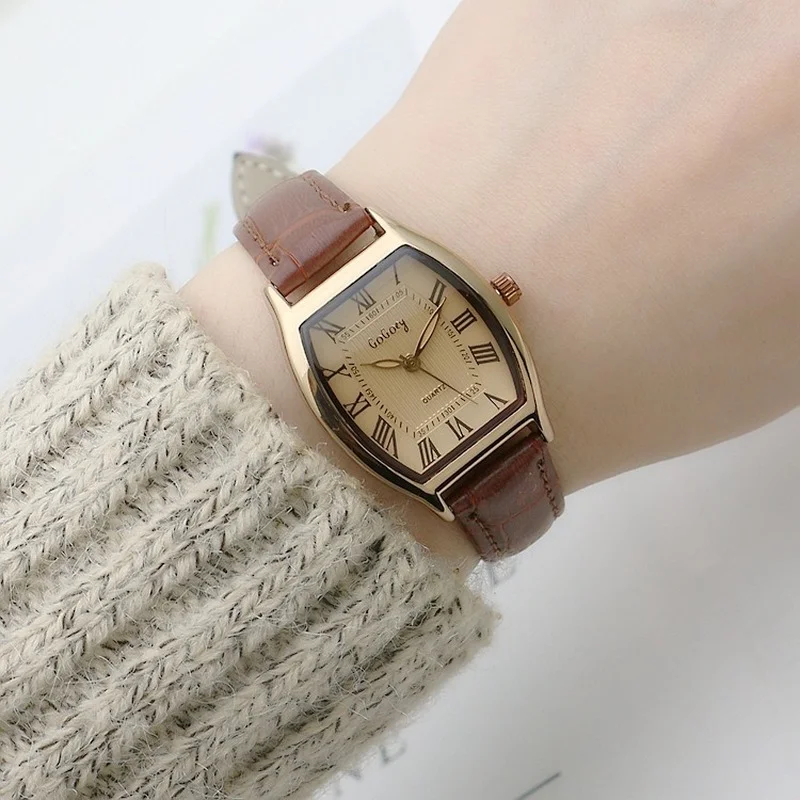 Retro Brown Women Watches Qual - Vintage Fashion Watches ulasan dan harga