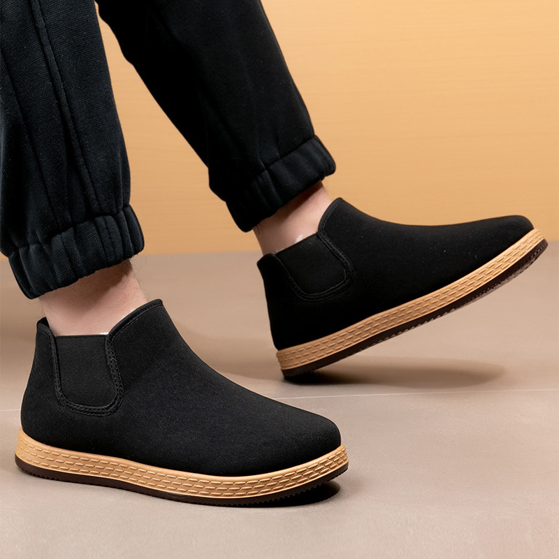 Men's Cotton Shoes Men's Winte - Vintage Fashion Mens ulasan dan harga