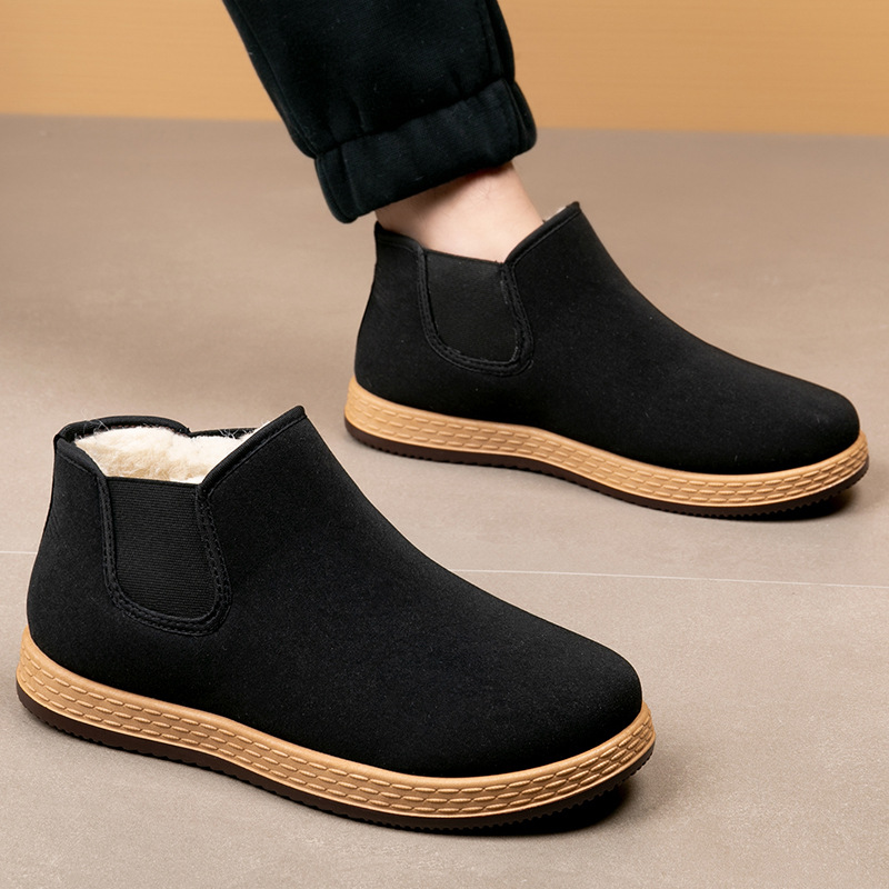 Men's Cotton Shoes Men's Winte - Vintage Fashion Mens ulasan dan harga
