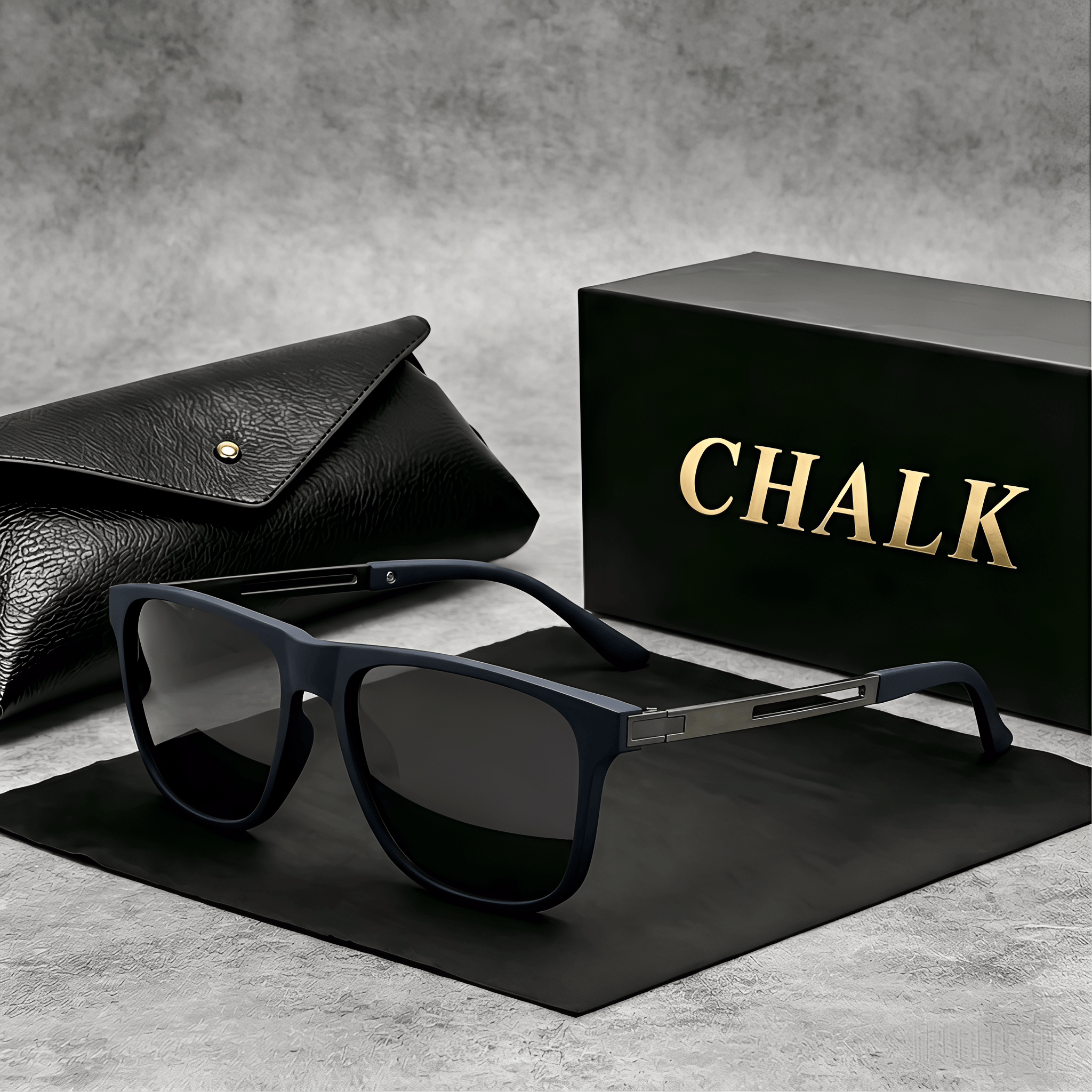 CHALK Polarized Men's Sunglass - Vintage Fashion Runway ulasan dan harga