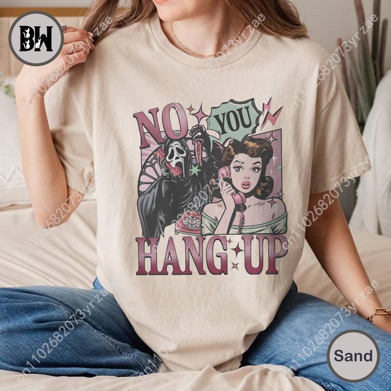 No You Hang Up Retro Wash Tshi - Vintage Fashion T Shirts ulasan dan harga