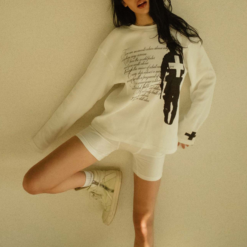 Fashion Harajuku Autumn Street - Vintage Fashion T Shirts ulasan dan harga