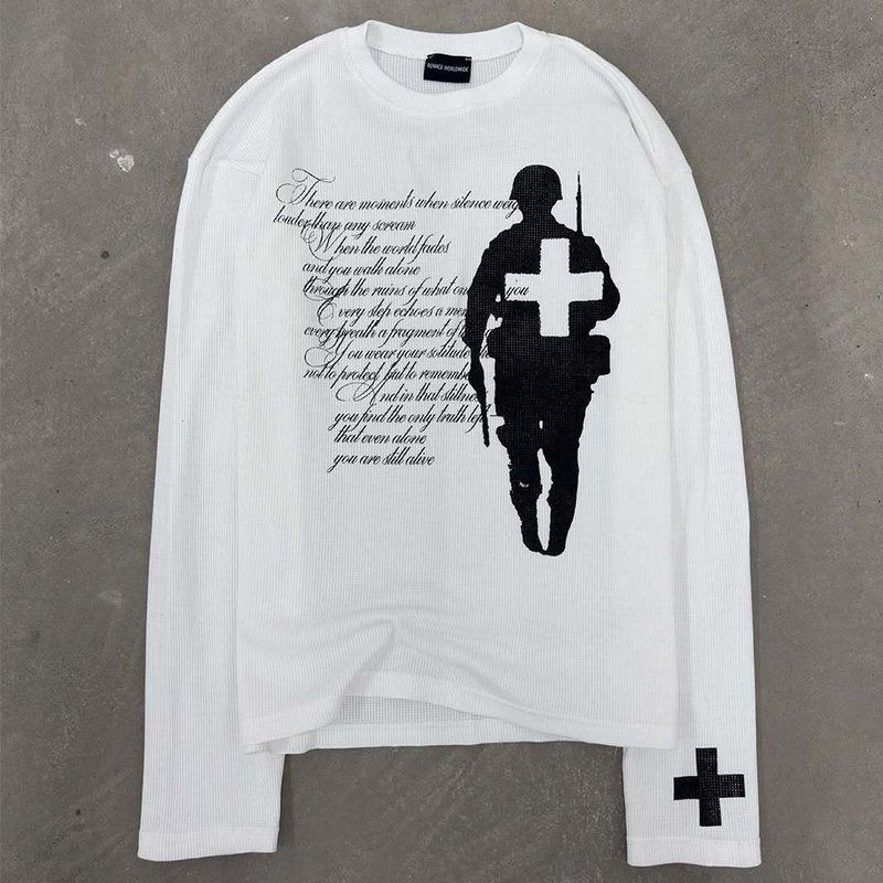 Fashion Harajuku Autumn Street - Vintage Fashion T Shirts ulasan dan harga